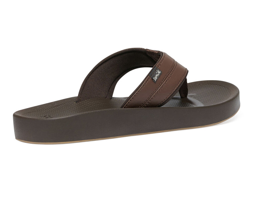 Sanuk Cosmic Yoga Mat Sandal-Brown