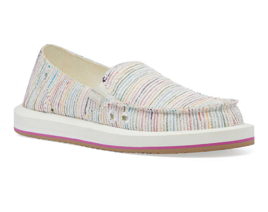 Sanuk Donna ST Summer Cord Shoe-Rainbow
