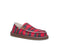 Sanuk Vagabond ST Plaid Chill Shoe-Red Multi