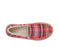 Sanuk Donna ST Plaid Chill Shoe-Red Multi