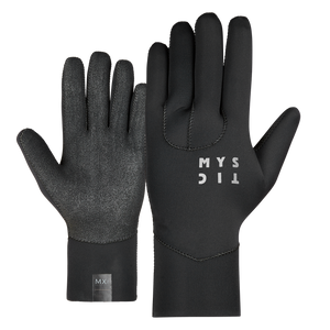 Mystic Ease 2mm 5Finger Gloves-Black