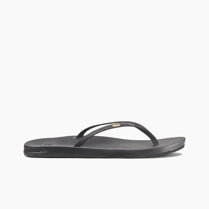 Reef Cushion Slim Sandal-Black