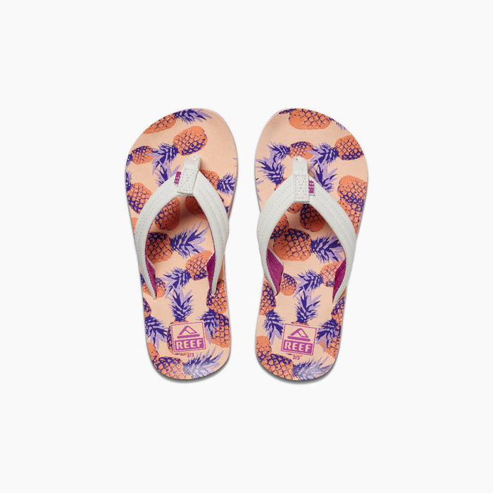 Reef Kids Ahi Sandal-Coral Pineapples