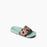 Reef Kids One Slide Sandal-Mint Monstera