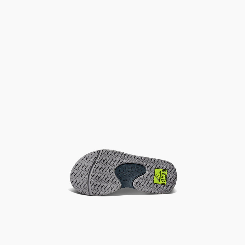 REEF Little Fanning Sandal-Grey/Volt