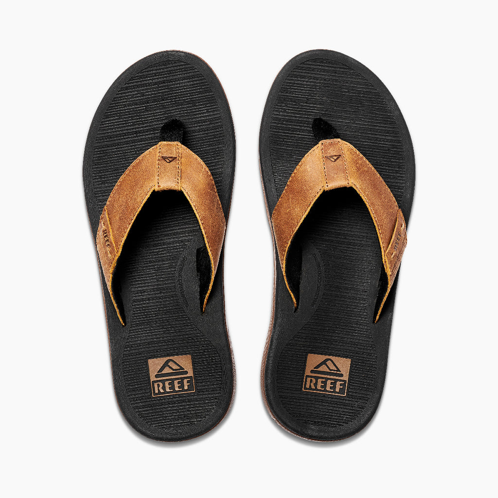 REEF Santa Ana LE Sandal-Black and Tan