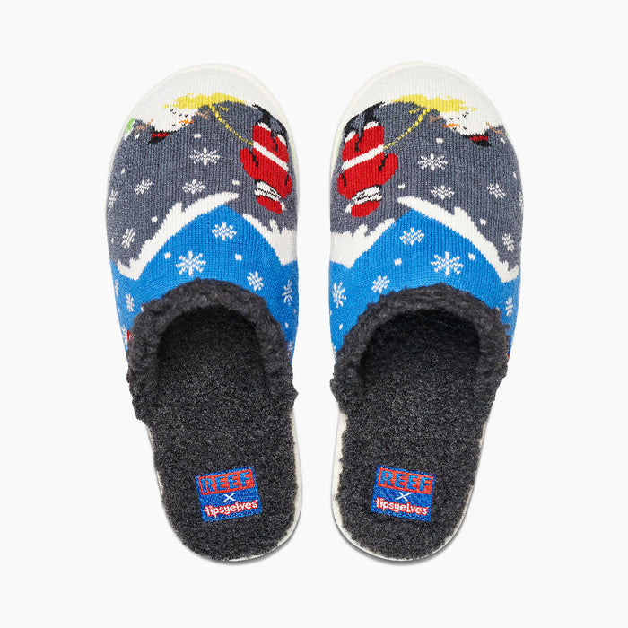 Reef x Tipsy Elves Slippers-Melting Snow