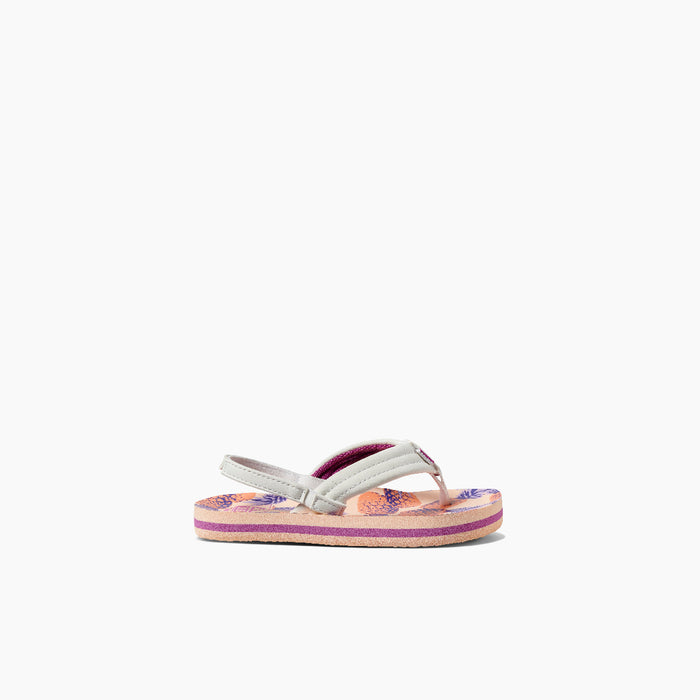Reef Little Ahi Sandal-Coral Pineapples