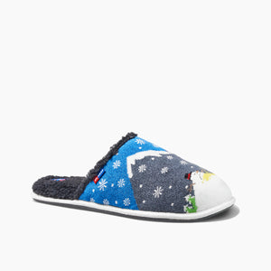 Reef x Tipsy Elves Slippers-Melting Snow