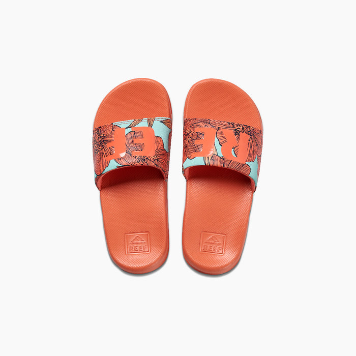 Reef Kids One Slide Sandal-Coral Blossom