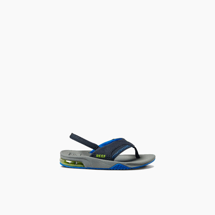 Reef Little Fanning Sandal-Navy/Lime