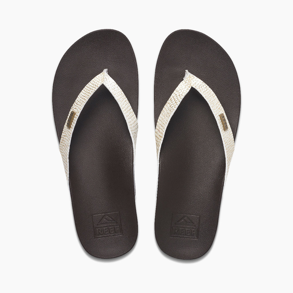 REEF Cushion Court Sandal-Brown Sassy