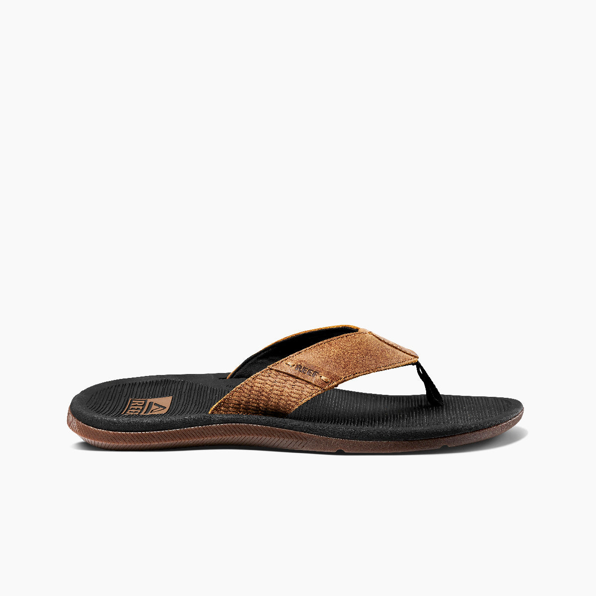 REEF Santa Ana LE Sandal-Black and Tan