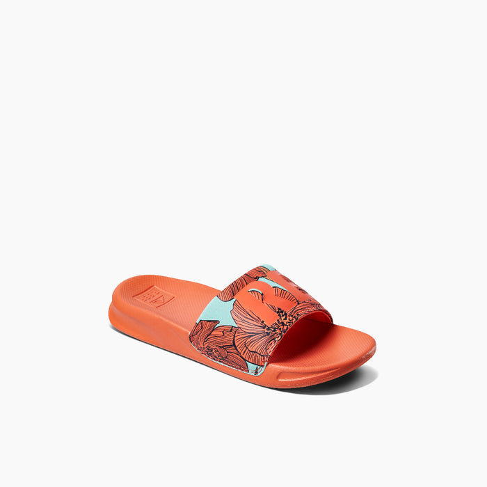 Reef Kids One Slide Sandal-Coral Blossom