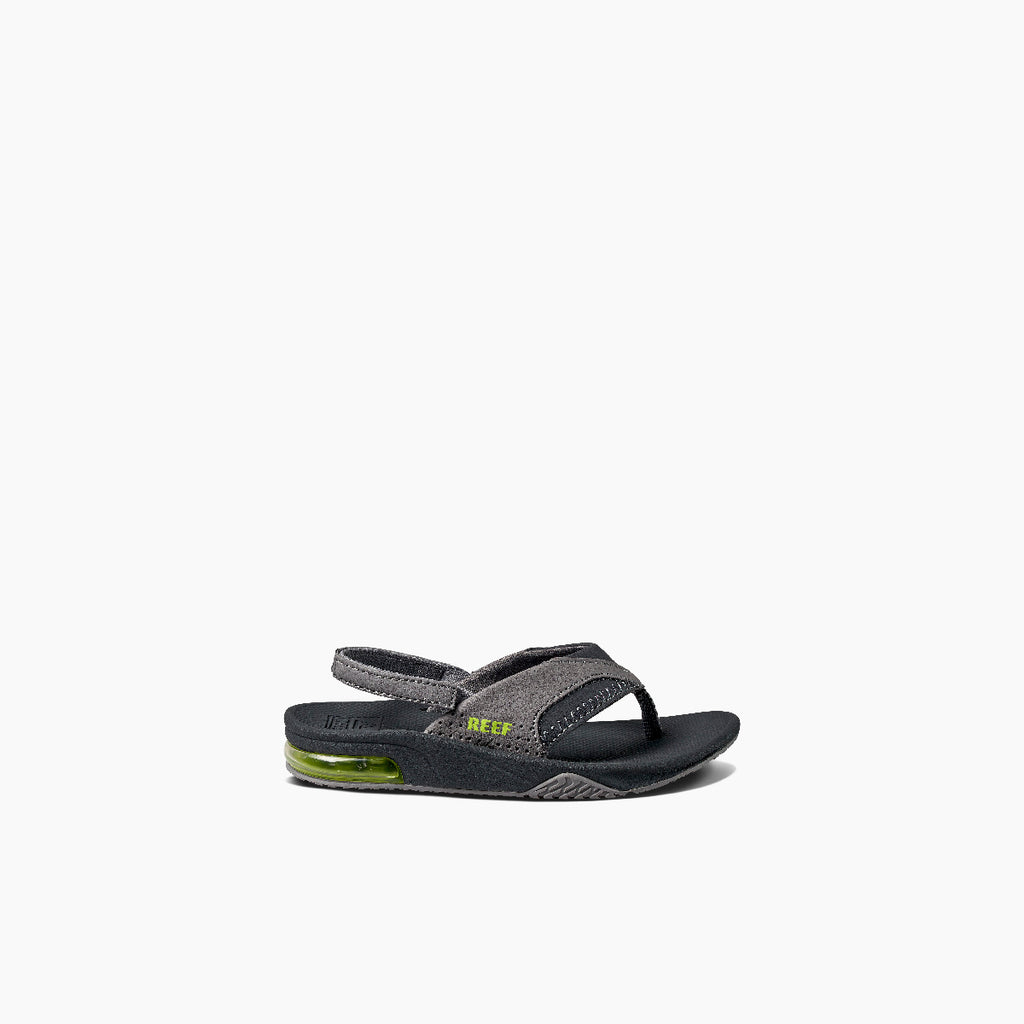 REEF Little Fanning Sandal-Grey/Volt