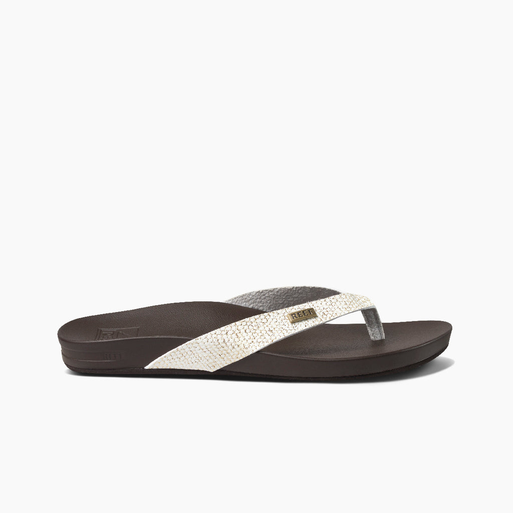REEF Cushion Court Sandal-Brown Sassy