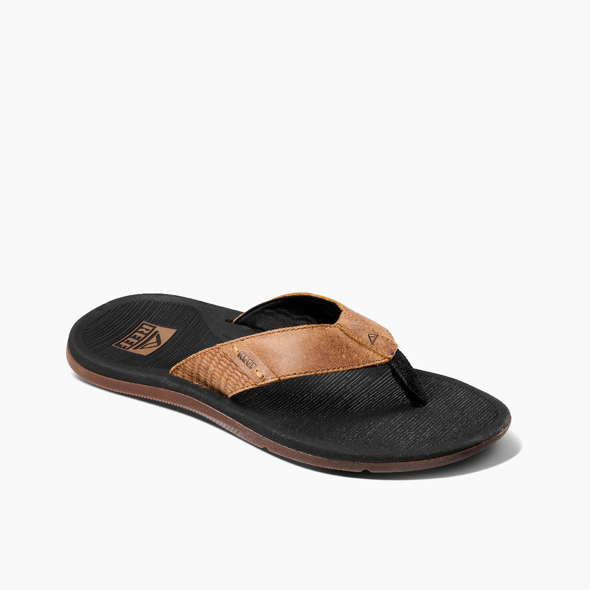 REEF Santa Ana LE Sandal-Black and Tan