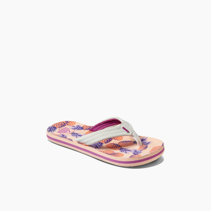 Reef Kids Ahi Sandal-Coral Pineapples