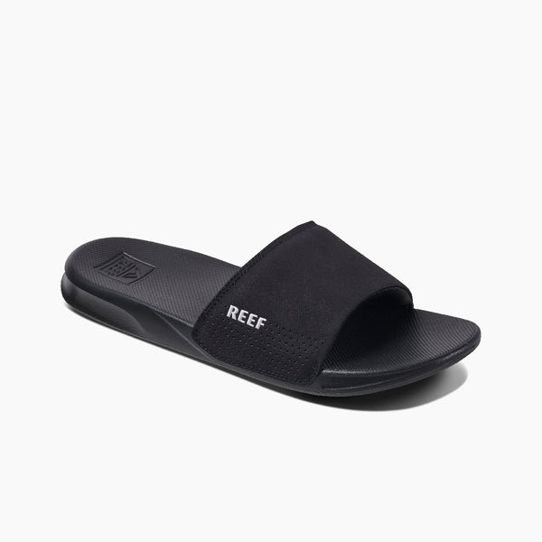 REEF REEF One Slide Sandal-Black — REAL Watersports