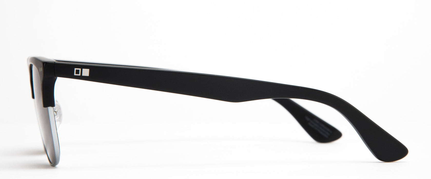 Otis 100 Club  Sunglasses-Matte Black/Brushed Gun/Grey Polar