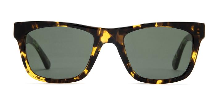 Otis Hawton Sunglasses-Dark Tort/Green Polar