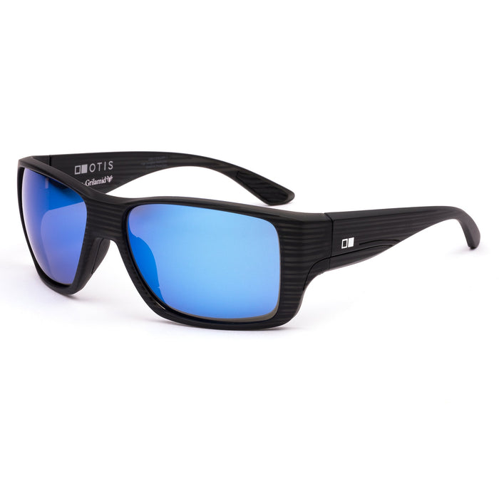 Otis Coastin Sunglasses-Black Woodland Matte/LIT Mirror Blue