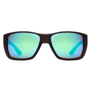 Otis Coastin Sunglasses-Woodland Matte/LIT Mirr Green Polar
