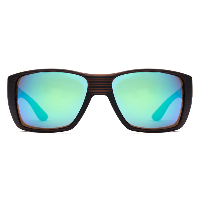 Otis Coastin Sunglasses-Woodland Matte/LIT Mirr Green Polar