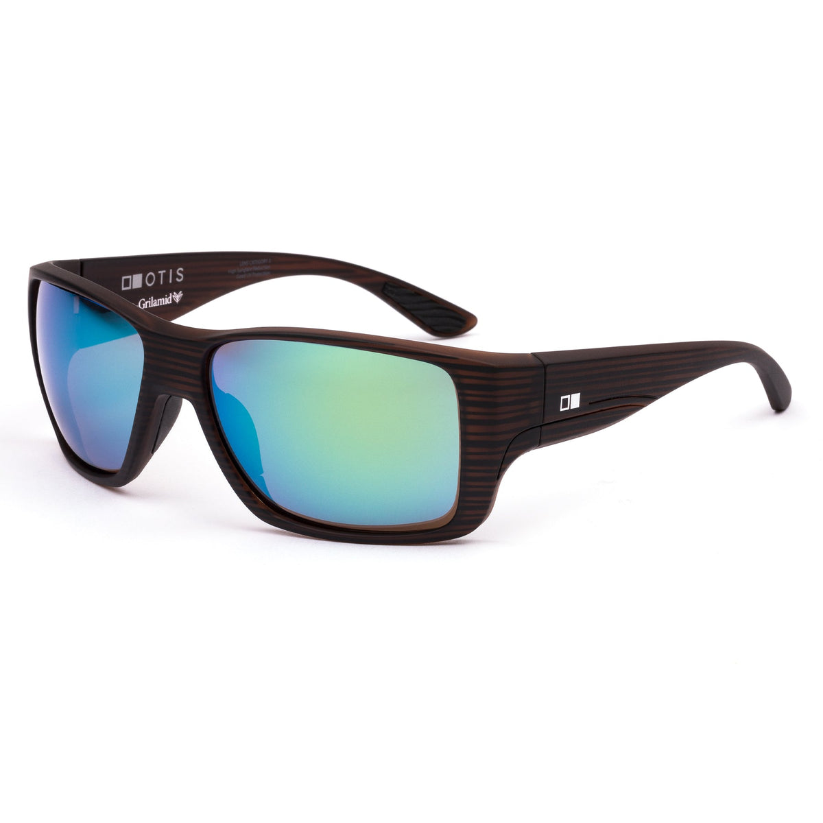 Otis Coastin Sunglasses-Woodland Matte/LIT Mirr Green Polar