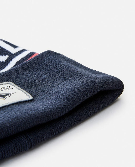 Rip Curl Fade Out Tall Beanie-Dark Navy
