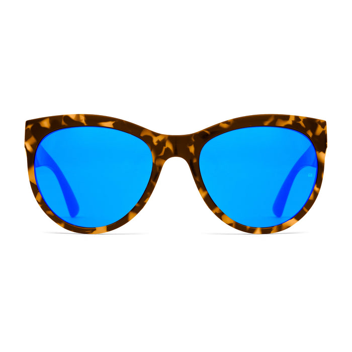 Otis Aerial Sunglasses-Matte Honey Tort/LIT Mirr Blue Polar