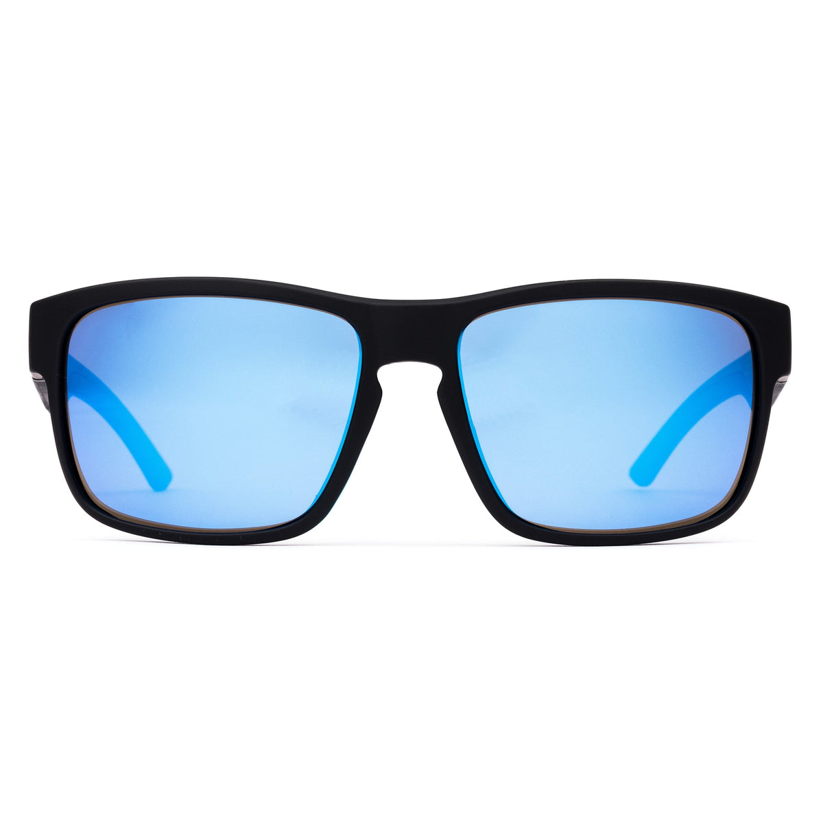 Otis Rambler Sport Sunglasses-Matte Black/L.I.T Polar Mirror Blue