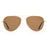 Otis Zeppelin Sunglasses-Brushed Gold/Brown Polar