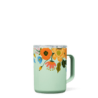 Corkcicle x Rifle Paper 16 oz Mug-Gloss Mint Lively Floral