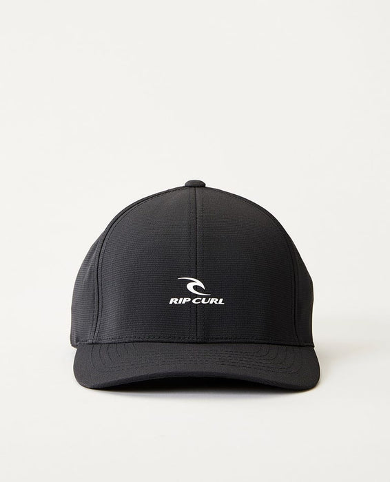 Rip Curl Vaporcool Flexfit Hat-Black — REAL Watersports