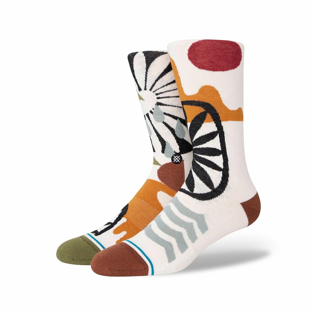 Stance Land And Sea Socks-Off White
