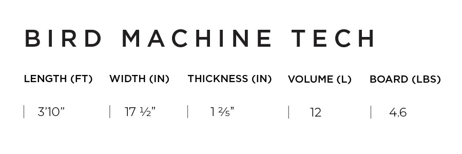 Ride Engine Bird Machine Kite Foilboard-3'10"