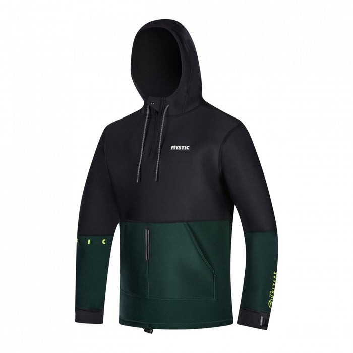 Mystic Voltage Sweat Jacket-Dark Leaf
