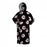 Mystic Cotton Poncho-Black/White