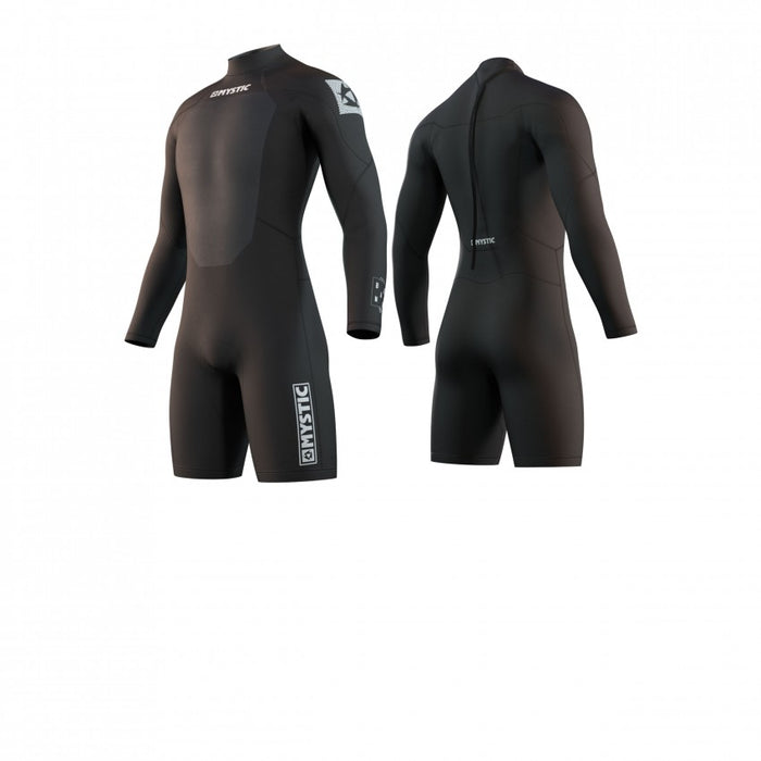 Mystic Brand 3/2 L/S Springsuit-Black — REAL Watersports