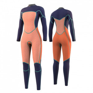 Mystic Jade 4/3 Double FZ Wetsuit-Black— Alternate View