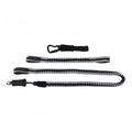 Mystic LEN10 HP Leash-Black/White-130/165cm