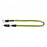 Mystic Safety Long Leash-Lime -110cm
