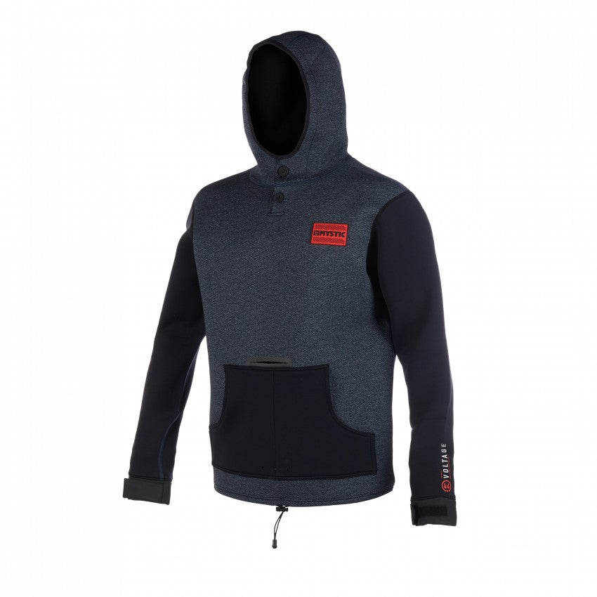 Mystic Voltage Sweat Jacket-Navy/Red