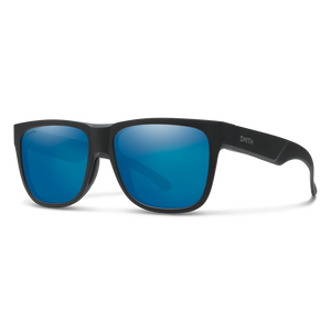 Smith Lowdown 2 Sunglasses-Matte Black/ChromaPop Polar Blue Mirror