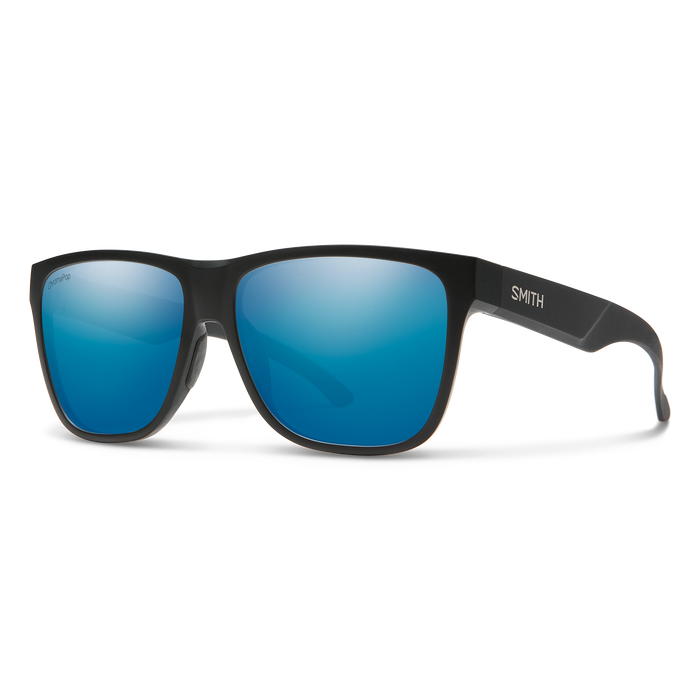 Smith Lowdown XL 2 Sunglasses-Mtt Blk/Chroma Bl Mirr Polar