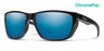 Smith Longfin  Sunglasses-Black/Chromapop Blue Mirror Polar