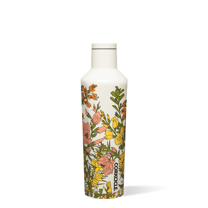 Corkcicle 16 oz Canteen-Cream Wildflower