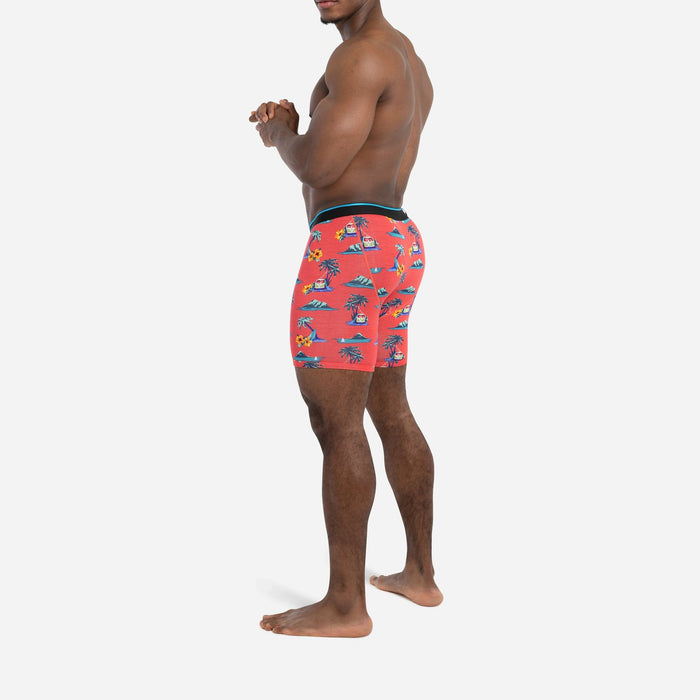 BN3TH Classic Print Boxer Brief-Aloha Coral