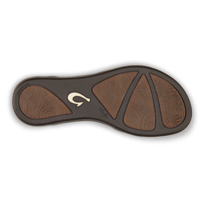 Olukai Ho'Opio Leather Sandal-Bubbly/Dk Java